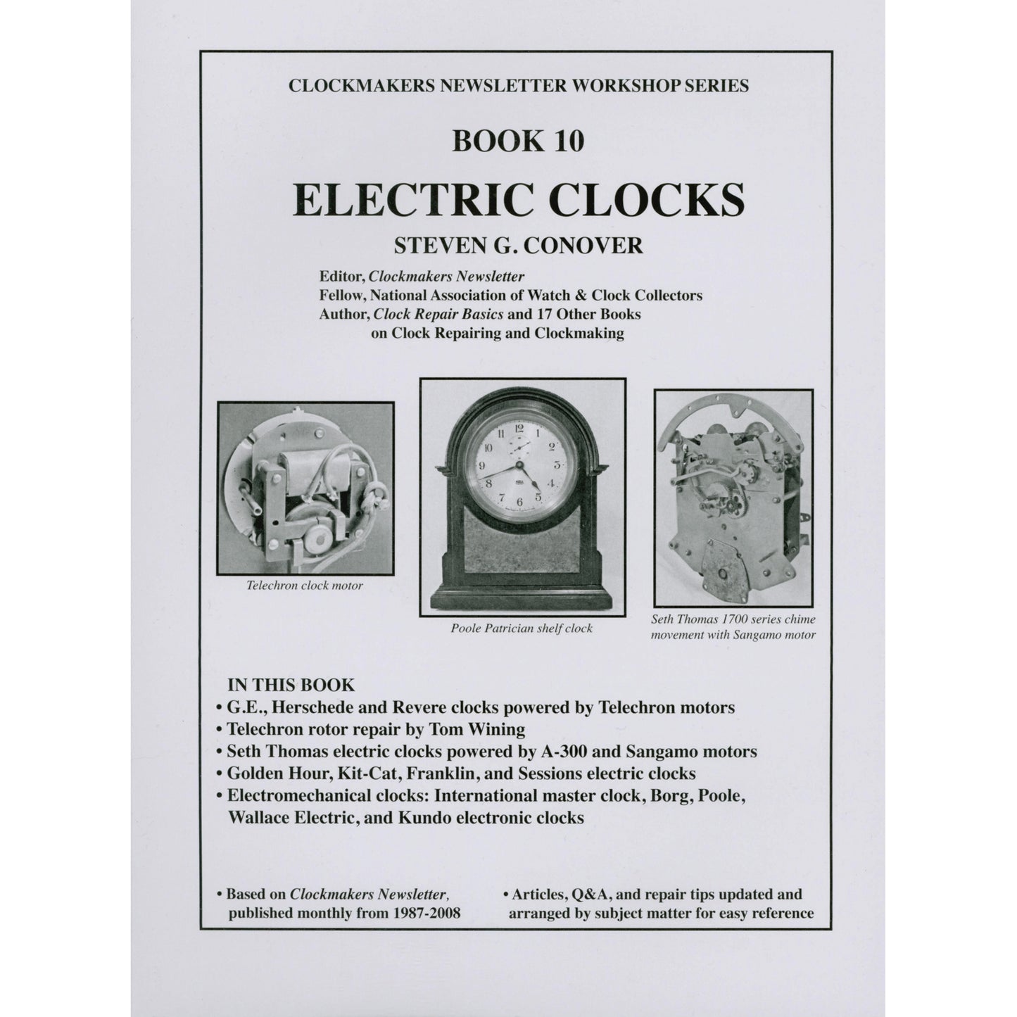 Book 10 Electric Clocks: Clockmakers Newsletter Workshop Series