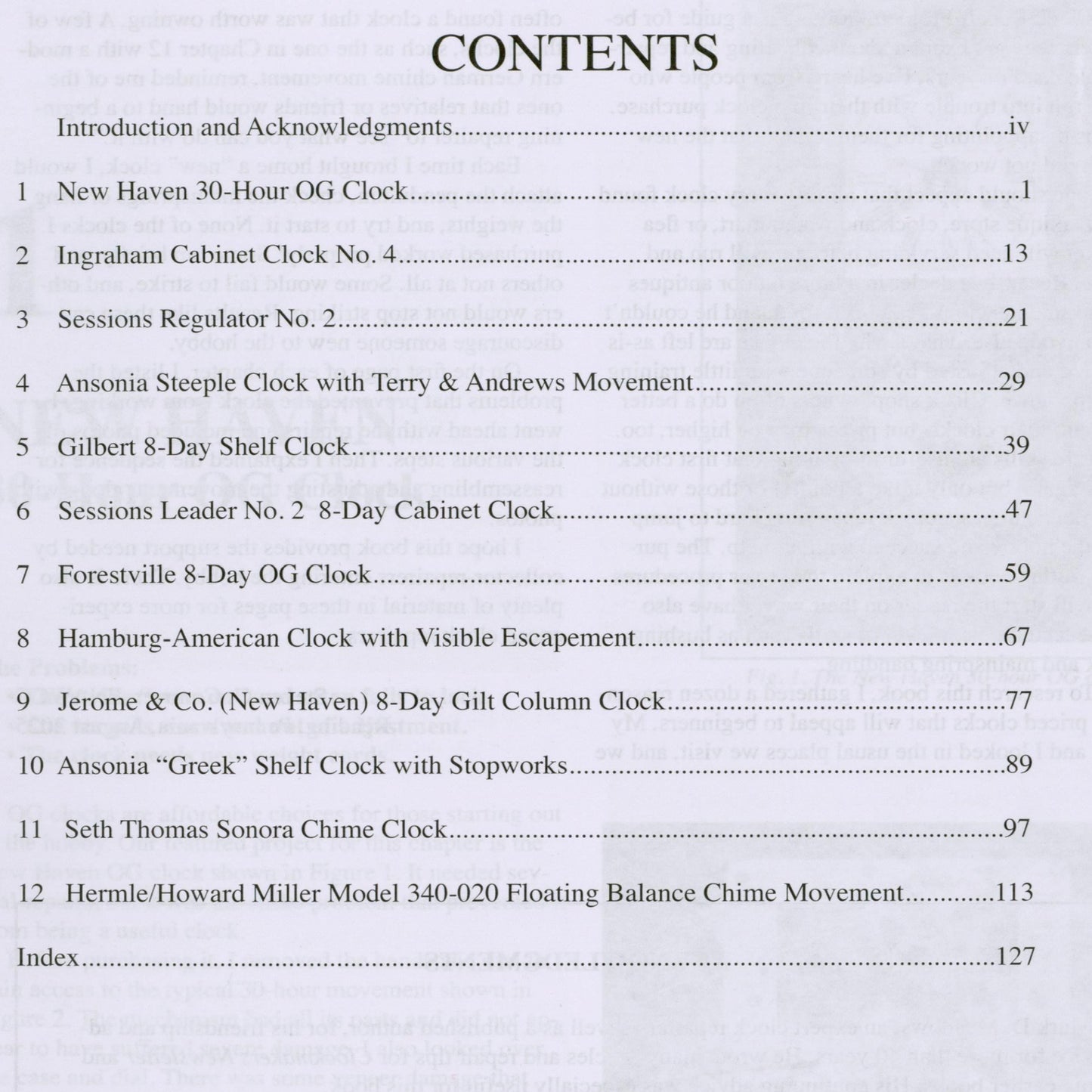 Clock Repair Problem Solving | Steven G. Conover